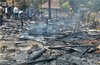 Udupi: Labourers 18 huts burnt in Chitpadi